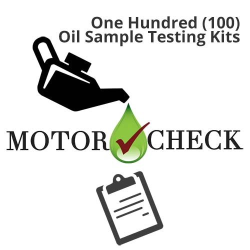 100 Motor Check Oil Sample Testing Kits