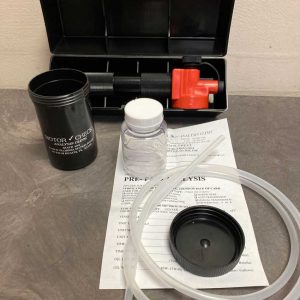 Motor Check Lab Oil Analysis Starter Kit | Oil Extraction Pump & One Sample Analysis Testing Kit