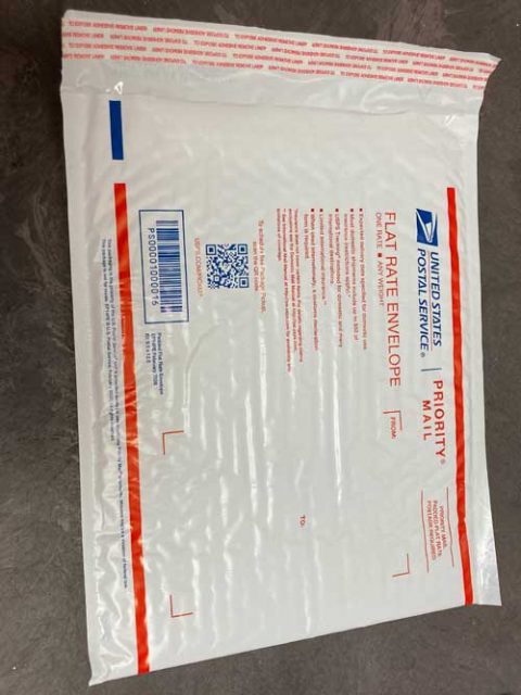 USPS Return Mailer For Sending Oil Samples | Motor Check Lab Clinic